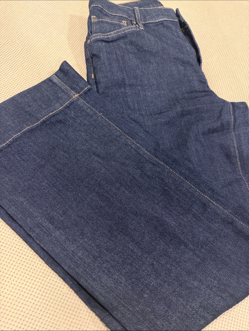 Chico's Dark Indigo Wide-Leg Trouser Jeans